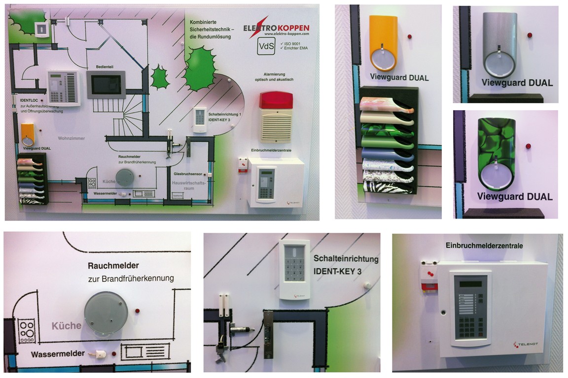 Demowand Sicherheitstechnik